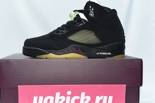 Maniére SP 5 Retro Ma 577 Jordan HighQuality A  Black FD1330-001 0920